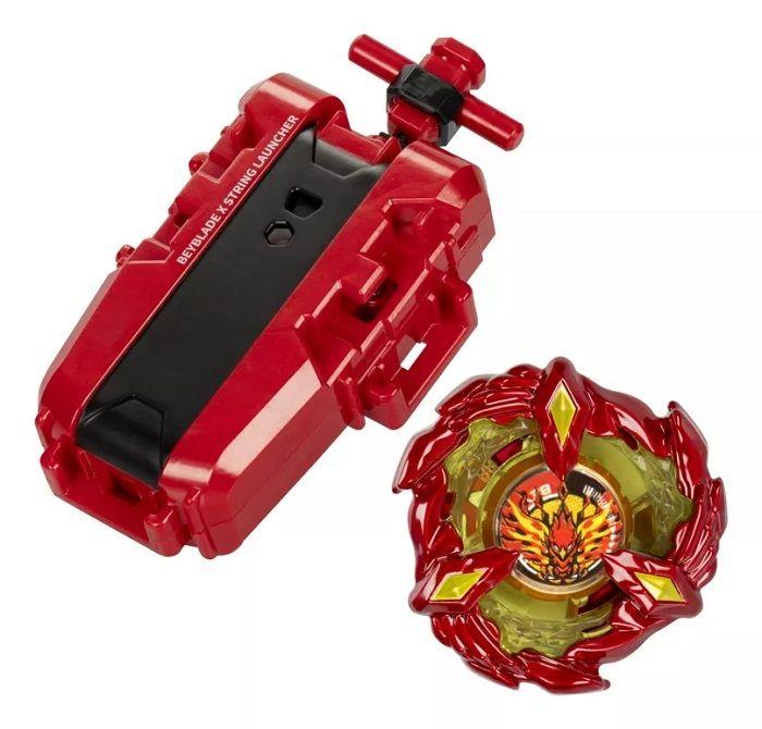 Beyblade X Soar Phoenix 9-60GF Kit Premium Deluxe C/ lançador a